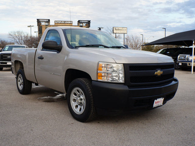 chevrolet silverado 1500 2008 silver birch metall work truck gasoline 6 cylinders 2 wheel drive automatic 75080