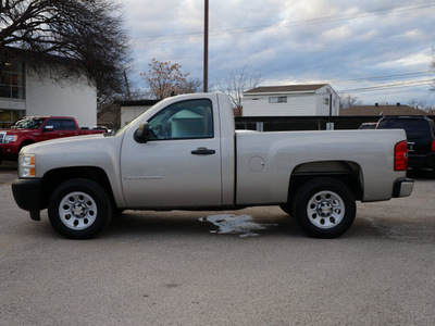 chevrolet silverado 1500 2008 silver birch metall work truck gasoline 6 cylinders 2 wheel drive automatic 75080