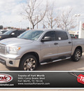 toyota tundra 2013 silver grade gasoline 8 cylinders 2 wheel drive automatic 76116