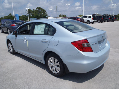 honda civic 2012 lt  blue sedan lx gasoline 4 cylinders front wheel drive automatic 28557