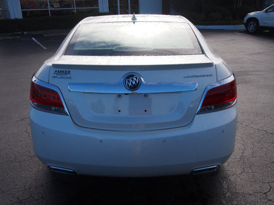 buick lacrosse 2013 white sedan leather gasoline 6 cylinders front wheel drive automatic 28557