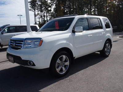 honda pilot 2013 white suv ex l gasoline 6 cylinders front wheel drive automatic 28557