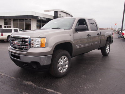 gmc sierra 2500hd 2013 dk  gray sle diesel v8 4 wheel drive automatic 28557