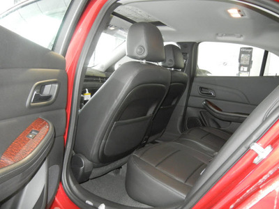 chevrolet malibu 2013 red sedan ltz gasoline 4 cylinders front wheel drive automatic 55391
