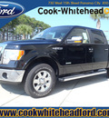 ford f 150 2011 black lariat gasoline 6 cylinders 4 wheel drive automatic 32401