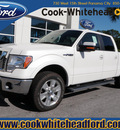 ford f 150 2012 white lariat flex fuel 8 cylinders 4 wheel drive automatic 32401