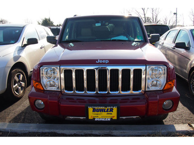 jeep commander 2006 inferno red crystal suv limited flex fuel 8 cylinders 4 wheel drive automatic 07730