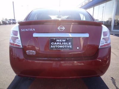 nissan sentra 2011 red sedan gasoline 4 cylinders front wheel drive automatic 45344