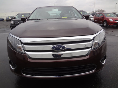 ford fusion 2011 dark plum sedan sel gasoline 4 cylinders front wheel drive 6 speed automatic 45344