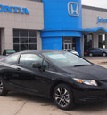 honda civic 2013 black coupe ex gasoline 4 cylinders front wheel drive automatic 77065