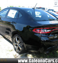 dodge dart 2013 black sedan rallye gasoline 4 cylinders front wheel drive shiftable automatic 33912