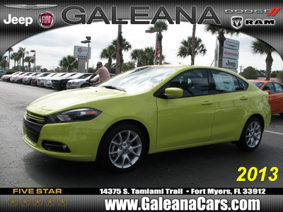 dodge dart 2013 lt  green sedan rallye gasoline 4 cylinders front wheel drive automatic 33912