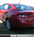 dodge dart 2013 red sedan rallye gasoline 4 cylinders front wheel drive shiftable automatic 33912