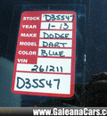 dodge dart 2013 blue sedan rallye gasoline 4 cylinders front wheel drive shiftable automatic 33912