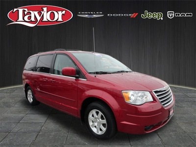chrysler town and country 2008 red van touring gasoline rotary front wheel drive shiftable automatic 60915