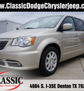 chrysler town and country 2013 beige van touring flex fuel 6 cylinders front wheel drive automatic 76210