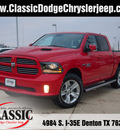 ram 1500 2013 red sport gasoline 8 cylinders 4 wheel drive automatic 76210