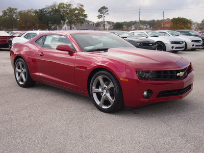 chevrolet camaro 2013 red coupe lt gasoline 6 cylinders rear wheel drive not specified 77090