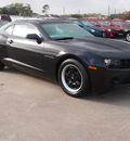 chevrolet camaro 2013 black coupe ls gasoline 6 cylinders rear wheel drive not specified 77090