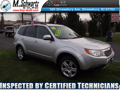subaru forester 2010 spark silver suv 2 5x premium gasoline 4 cylinders all whee drive automatic 07702