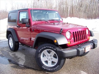 jeep wrangler 2013 red suv sport gasoline 6 cylinders 4 wheel drive automatic 44024