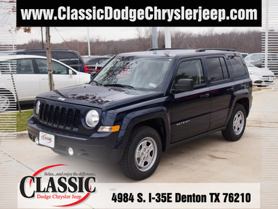 jeep patriot 2013 dk  blue suv sport gasoline 4 cylinders front wheel drive automatic 76210