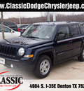jeep patriot 2013 dk  blue suv sport gasoline 4 cylinders front wheel drive automatic 76210