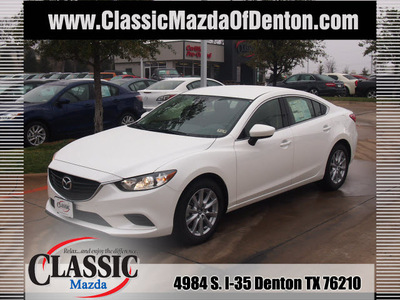 mazda mazda6 2014 white sedan i sport gasoline 4 cylinders front wheel drive manual 76210