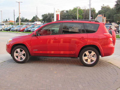 toyota rav4 2007 red suv gasoline 4 cylinders front wheel drive automatic 33884