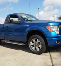 ford f 150 2013 blue 2wd flex fuel 6 cylinders 2 wheel drive 6 speed automatic 77505