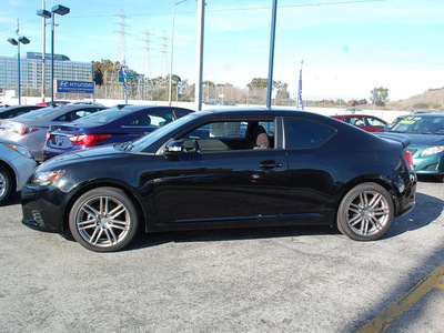 scion tc 2011 black hatchback gasoline 4 cylinders front wheel drive automatic 94010