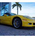 chevrolet corvette 2013 yellow coupe gasoline 8 cylinders rear wheel drive not specified 33177