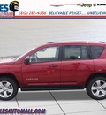 jeep compass 2012 red suv latitude gasoline 4 cylinders 4 wheel drive automatic 47130