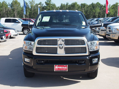 ram ram 3500 2012 black laramie limited diesel 6 cylinders 4 wheel drive automatic 77388