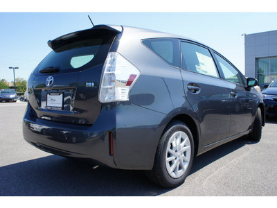 toyota prius v 2012 gray wagon three hybrid 4 cylinders front wheel drive cont  variable trans  46219