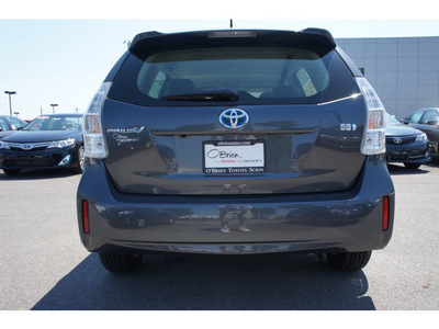 toyota prius v 2012 gray wagon three hybrid 4 cylinders front wheel drive cont  variable trans  46219