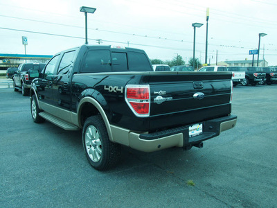 ford f 150 2012 tuxedo black metall king ranch gasoline 6 cylinders 4 wheel drive automatic 77642