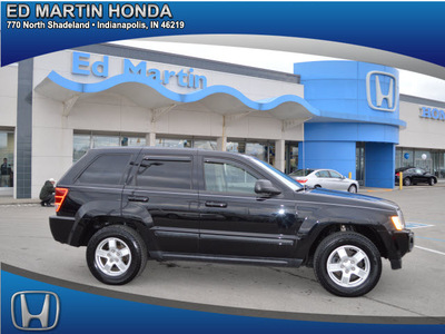 jeep grand cherokee 2007 black suv laredo gasoline 6 cylinders 4 wheel drive automatic 46219