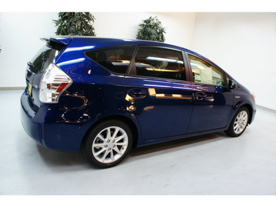 toyota prius v 2013 blue ribbon wagon five hybrid 4 cylinders front wheel drive automatic 91731