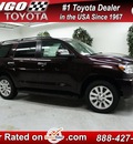toyota sequoia 2013 dk  red suv platinum gasoline 8 cylinders 2 wheel drive automatic 91731