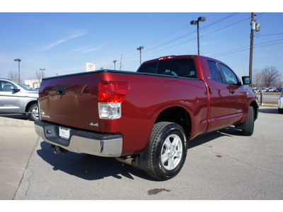 toyota tundra 2010 red sr5 gasoline 8 cylinders 4 wheel drive automatic 46219