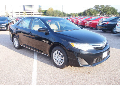 toyota camry 2012 black sedan le gasoline 4 cylinders front wheel drive automatic 77074