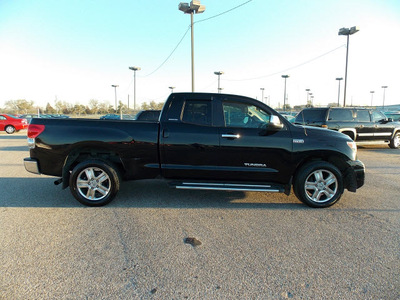 toyota tundra 2007 black limited gasoline 8 cylinders rear wheel drive automatic 77074
