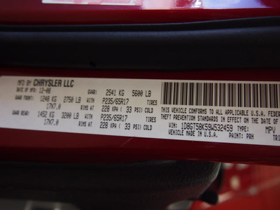 dodge nitro 2009 red suv slt gasoline 6 cylinders 2 wheel drive automatic 76116