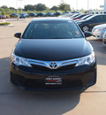 toyota camry 2012 black sedan le gasoline 4 cylinders front wheel drive 6 speed automatic 76049