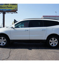 chevrolet traverse 2012 white lt gasoline 6 cylinders front wheel drive automatic 76710