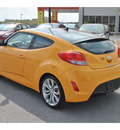 hyundai veloster 2013 yellow coupe gasoline 4 cylinders front wheel drive automatic 78523