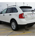 ford edge 2013 white suv se gasoline 6 cylinders front wheel drive shiftable automatic 77471