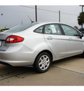 ford fiesta 2013 silver sedan s gasoline 4 cylinders front wheel drive not specified 77471