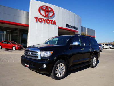 toyota sequoia 2013 black suv platinum gasoline 8 cylinders 2 wheel drive automatic 76049